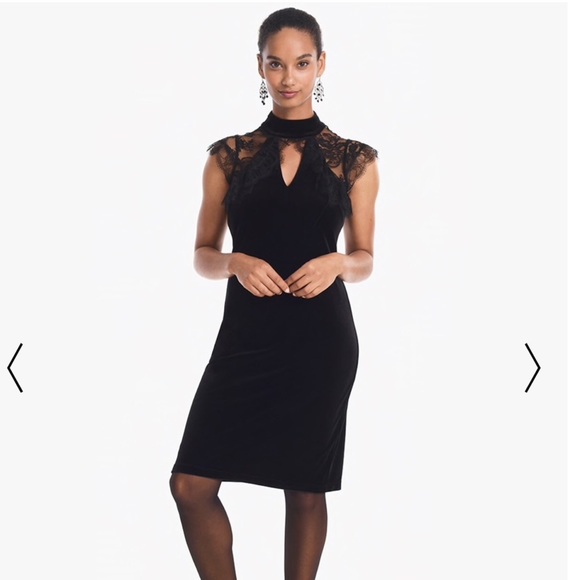 White House Black Market Dresses & Skirts - White House Black Market Velvet Dress Size 6